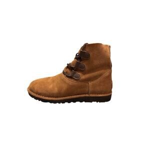 Ugg Elvi chestnut boots men’s 10 lace up suede style 1017534